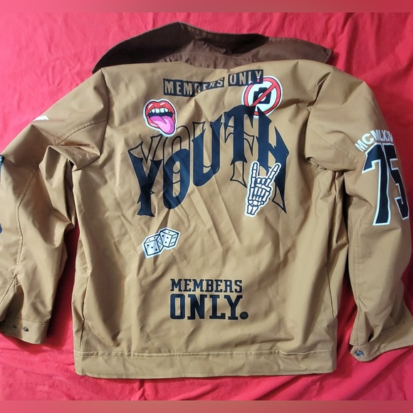 Members Only “75 Youth” Racing Zip Up Jacket - Picture 2 of 10